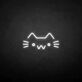 Katzenkopf Symbol LED-Neonschild Wohnzimmer Kinderzimmer