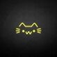 Katzenkopf Symbol LED-Neonschild Wohnzimmer Kinderzimmer