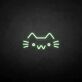 Katzenkopf Symbol LED-Neonschild Wohnzimmer Kinderzimmer