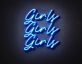 Girls Girls Girls LED-Neonschild für Bar Club