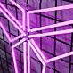 stilisiertes geometrisches Tierkopf-Logo LED-Neonschild für Wohnzimmer Gamingzimmer