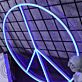 Friedenszeichen LED-Neonschild Wohnzimmer Studio