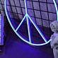 Friedenszeichen LED-Neonschild Wohnzimmer Studio