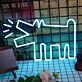 Hund mit Lautsymbol LED-Neonschild Wohnzimmer Bar