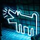 Hund mit Lautsymbol LED-Neonschild Wohnzimmer Bar
