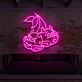Kirsche mit Comicgesichtern LED-Neonschild Wohnzimmer Bar
