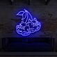 Kirsche mit Comicgesichtern LED-Neonschild Wohnzimmer Bar