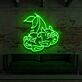 Kirsche mit Comicgesichtern LED-Neonschild Wohnzimmer Bar