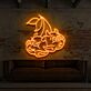 Kirsche mit Comicgesichtern LED-Neonschild Wohnzimmer Bar