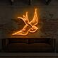 fliegende Schwalbe LED-Neonschild Wohnzimmer Loft