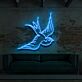 fliegende Schwalbe LED-Neonschild Wohnzimmer Loft