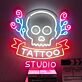 TATTOO STUDIO LED-Neonschild für Tattoo Studio