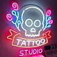 TATTOO STUDIO LED-Neonschild für Tattoo Studio