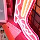 Cowboystiefel mit Herzmuster LED-Neonschild Bar Wohnzimmer