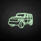 Geländewagen LED-Neonschild Garage Wohnzimmer
