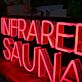 INFRARED SALINA LED-Neonschild für Spa Wellness