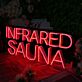 INFRARED SALINA LED-Neonschild für Spa Wellness