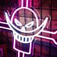 Totenkopf mit gekreuzten Knochen LED-Neonschild für Bar Gaming