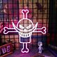 Totenkopf mit gekreuzten Knochen LED-Neonschild für Bar Gaming