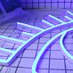 offenes Auge mit Wimpern LED-Neonschild Wohnzimmer Bar
