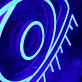 offenes Auge mit Wimpern LED-Neonschild Wohnzimmer Bar