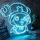 Comic Rentierfigur LED-Neonschild Gaming Zimmer