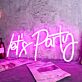 Let's Party LED-Neonschild für Bar und Club