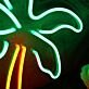 Palme LED-Neonschild Wohnzimmer Bar