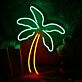 Palme LED-Neonschild Wohnzimmer Bar