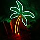 Palme LED-Neonschild Wohnzimmer Bar