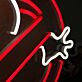durchgestrichener Geist LED-Neonschild für Bar Gaming