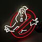 durchgestrichener Geist LED-Neonschild für Bar Gaming