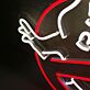 durchgestrichener Geist LED-Neonschild für Bar Gaming