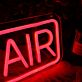 ON AIR LED-Neonschild für Studio Büro