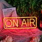 ON AIR LED-Neonschild für Studio Büro