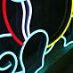 Comic-Schildkröte mit Sonnenbrille LED-Neonschild für Kinderzimmer Gamingraum