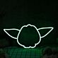 Kopf mit spitzen Ohren LED-Neonschild Wohnzimmer Gaming Zimmer