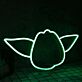 Kopf mit spitzen Ohren LED-Neonschild Wohnzimmer Gaming Zimmer