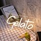 Gelato LED-Neonschild für Eisdiele Café