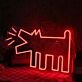 bellender Hund LED-Neonschild für Wohnzimmer oder Bar