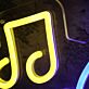 Astronaut mit Kopfhörern und Boombox LED-Neonschild Wohnzimmer Gamingzimmer