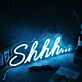 Shhh LED-Neonschild Schlafzimmer Wohnzimmer