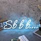 Shhh LED-Neonschild Schlafzimmer Wohnzimmer