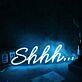 Shhh LED-Neonschild Schlafzimmer Wohnzimmer