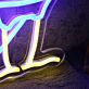 Vogel Cartoonfigur LED-Neonschild für Wohnzimmer oder Kinderzimmer