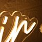 Love is in the hair LED-Neonschild für Friseursalon