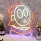 Spielfigur mit Maske LED-Neonschild Gaming Zimmer