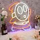 Spielfigur mit Maske LED-Neonschild Gaming Zimmer