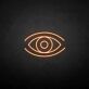 Auge Symbol LED-Neonschild Wohnzimmer Studio
