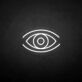 Auge Symbol LED-Neonschild Wohnzimmer Studio